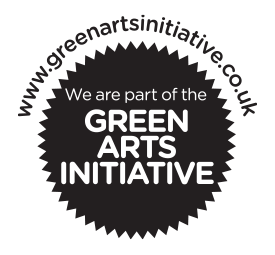 we are part of the Green Arts Initiative
